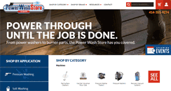 Desktop Screenshot of powerwashstore.com